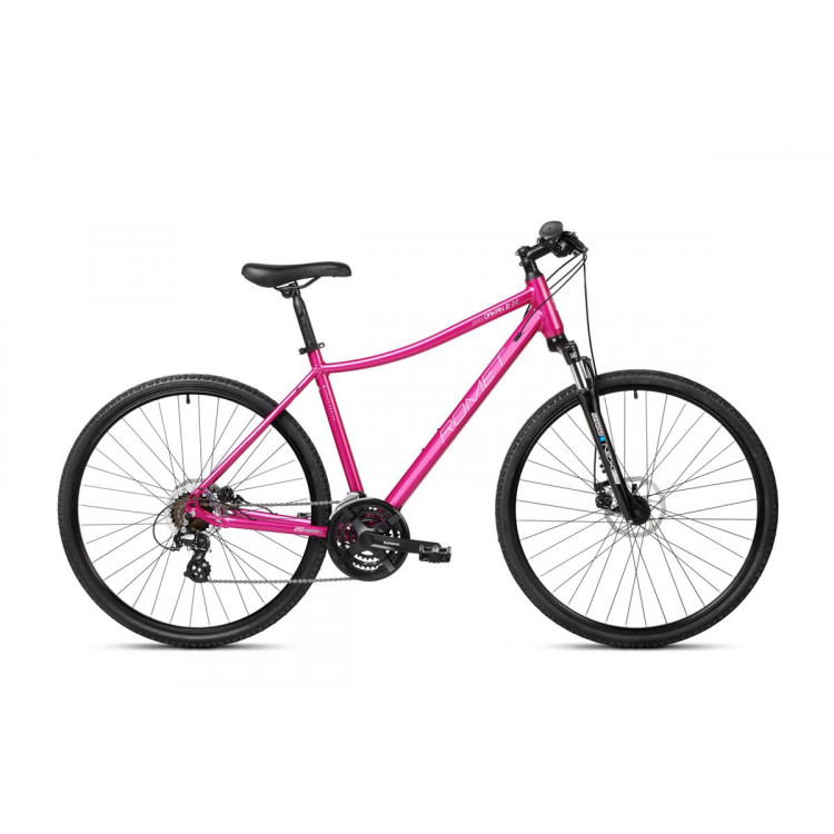 Krosový bicykel ROMET ORKAN 2 D 2024 Ružovo-bielo-svetlý grafit M Krosový bicykel ROMET ORKAN 2 D 2024 Ružovo-bielo-svetlý grafit M